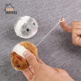 Snailhouse Cute Cat Toys Plush Fur Toy Shake Movement Mouse Pet Kitten Funny Rat Safety Plush Little Mouse Interactive Toy Gift - VIGANIMAL