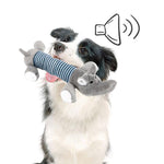 Squeak Chew Dog Toys Sound Dolls Dog Cat Fleece Pet Funny Plush Toys Elephant Duck Pig Fit for All Pets Durability - VIGANIMAL