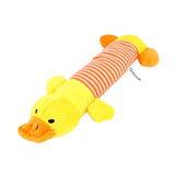 Squeak Chew Dog Toys Sound Dolls Dog Cat Fleece Pet Funny Plush Toys Elephant Duck Pig Fit for All Pets Durability - VIGANIMAL