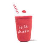 Pet Products Hamburger Pet Fleece Toy Sounding Toy Fries Burger Milkshake Cup Dog Supplies Chew Interactive Toys for Dog - VIGANIMAL